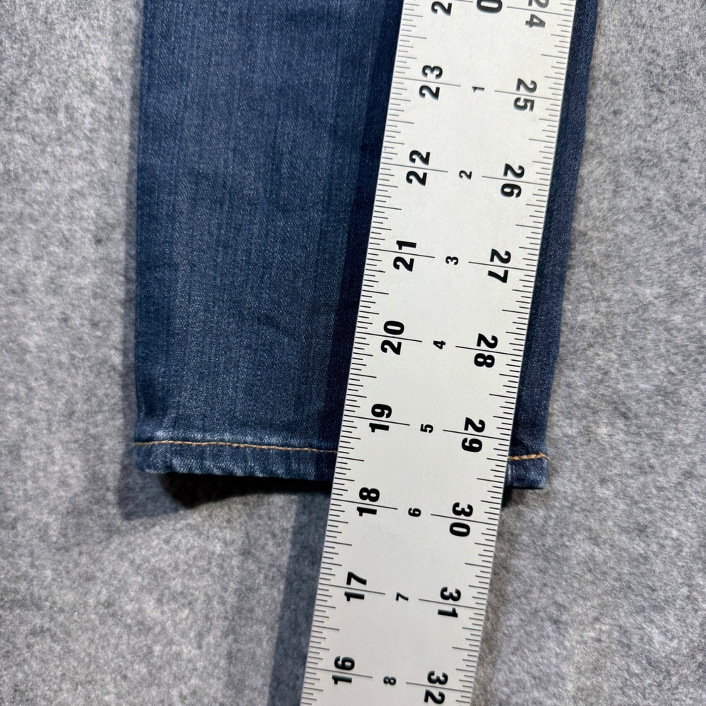 AG Adriano Goldschmied The Prima Mid Rise Cigarette Jeans Dark Wash Women's Size - Picture 10 of 12